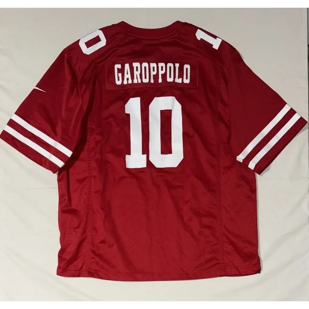 Nike On Field 49ers Jimmy Garoppolo #10 Jersey Red NFL Size 3XL